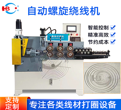 HBDQLX-4不銹鋼螺旋網(wǎng)罩成型機